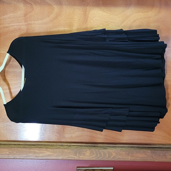 Wrangler Tops - Wrangler XL Ruffle Sleeve Black Top